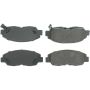 CENTRIC PARTS 301.07640 Centric Premium Ceramic Brake Pads with Shims and Hardware