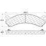 CENTRIC PARTS 301.07840 Centric Premium Ceramic Brake Pads with Shims and Hardware