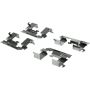 CENTRIC PARTS 301.07870 Centric Premium Ceramic Brake Pads with Shims and Hardware