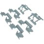 CENTRIC PARTS 301.07921 Centric Premium Ceramic Brake Pads with Shims and Hardware