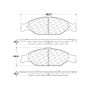 CENTRIC PARTS 301.08040 Centric Premium Ceramic Brake Pads with Shims and Hardware