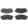 CENTRIC PARTS 301.08151 Centric Premium Ceramic Brake Pads with Shims and Hardware
