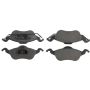 CENTRIC PARTS 301.08160 Centric Premium Ceramic Brake Pads with Shims and Hardware