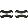 CENTRIC PARTS 301.08210 Centric Premium Ceramic Brake Pads with Shims and Hardware