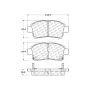 CENTRIC PARTS 301.08220 Centric Premium Ceramic Brake Pads with Shims and Hardware