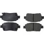 CENTRIC PARTS 301.08221 Centric Premium Ceramic Brake Pads with Shims and Hardware