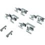 CENTRIC PARTS 301.08280 Centric Premium Ceramic Brake Pads with Shims and Hardware