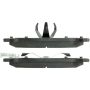 CENTRIC PARTS 301.08750 Centric Premium Ceramic Brake Pads with Shims and Hardware