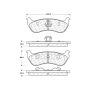 CENTRIC PARTS 301.08810 Centric Premium Ceramic Brake Pads with Shims and Hardware