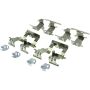 CENTRIC PARTS 301.08850 Centric Premium Ceramic Brake Pads with Shims and Hardware