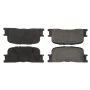 CENTRIC PARTS 301.08850 Centric Premium Ceramic Brake Pads with Shims and Hardware