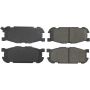 CENTRIC PARTS 301.08910 Centric Premium Ceramic Brake Pads with Shims and Hardware