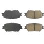 CENTRIC PARTS 301.09080 Centric Premium Ceramic Brake Pads with Shims and Hardware