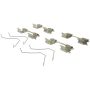 CENTRIC PARTS 301.09142 Centric Premium Ceramic Brake Pads with Shims and Hardware