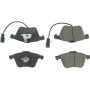 CENTRIC PARTS 301.09151 Centric Premium Ceramic Brake Pads with Shims and Hardware