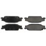 CENTRIC PARTS 301.09220 Centric Premium Ceramic Brake Pads with Shims and Hardware