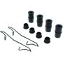 CENTRIC PARTS 301.09250 Centric Premium Ceramic Brake Pads with Shims and Hardware