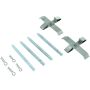 CENTRIC PARTS 301.09610 Centric Premium Ceramic Brake Pads with Shims and Hardware