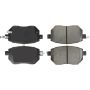CENTRIC PARTS 301.09690 Centric Premium Ceramic Brake Pads with Shims and Hardware