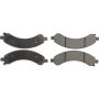 CENTRIC PARTS 301.09890 Centric Premium Ceramic Brake Pads with Shims and Hardware