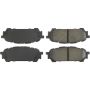 CENTRIC PARTS 301.10040 Centric Premium Ceramic Brake Pads with Shims and Hardware