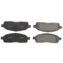 CENTRIC PARTS 301.10110 Centric Premium Ceramic Brake Pads with Shims and Hardware