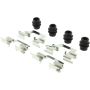 CENTRIC PARTS 301.10180 Centric Premium Ceramic Brake Pads with Shims and Hardware