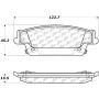 CENTRIC PARTS 301.10200 Centric Premium Ceramic Brake Pads with Shims and Hardware
