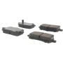 CENTRIC PARTS 301.10280 Centric Premium Ceramic Brake Pads with Shims and Hardware