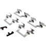 CENTRIC PARTS 301.10280 Centric Premium Ceramic Brake Pads with Shims and Hardware