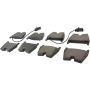 CENTRIC PARTS 301.10290 Centric Premium Ceramic Brake Pads with Shims and Hardware