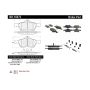 CENTRIC PARTS 301.10473 Centric Premium Ceramic Brake Pads with Shims and Hardware