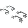 CENTRIC PARTS 301.10560 Centric Premium Ceramic Brake Pads with Shims and Hardware