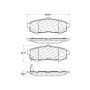 CENTRIC PARTS 301.10730 Centric Premium Ceramic Brake Pads with Shims and Hardware