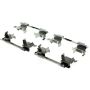 CENTRIC PARTS 301.10750 Centric Premium Ceramic Brake Pads with Shims and Hardware