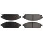 CENTRIC PARTS 301.10800 Centric Premium Ceramic Brake Pads with Shims and Hardware