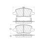 CENTRIC PARTS 301.10930 Centric Premium Ceramic Brake Pads with Shims and Hardware