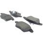 CENTRIC PARTS 301.11072 Centric Premium Ceramic Brake Pads with Shims and Hardware