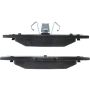 CENTRIC PARTS 301.11072 Centric Premium Ceramic Brake Pads with Shims and Hardware