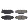 CENTRIC PARTS 301.11140 Centric Premium Ceramic Brake Pads with Shims and Hardware