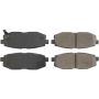 CENTRIC PARTS 301.11240 Centric Premium Ceramic Brake Pads with Shims and Hardware