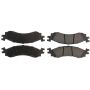 CENTRIC PARTS 301.11580 Centric Premium Ceramic Brake Pads with Shims and Hardware