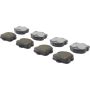 CENTRIC PARTS 301.11851 Centric Premium Ceramic Brake Pads with Shims