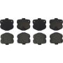 CENTRIC PARTS 301.11851 Centric Premium Ceramic Brake Pads with Shims