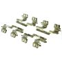 CENTRIC PARTS 301.11950 Centric Premium Ceramic Brake Pads with Shims and Hardware