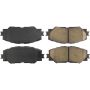 CENTRIC PARTS 301.12100 Centric Premium Ceramic Brake Pads with Shims and Hardware