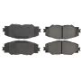 CENTRIC PARTS 301.12110 Centric Premium Ceramic Brake Pads with Shims and Hardware