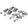 CENTRIC PARTS 301.12120 Centric Premium Ceramic Brake Pads with Shims and Hardware