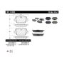 CENTRIC PARTS 301.12260 Centric Premium Ceramic Brake Pads with Shims and Hardware