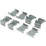 CENTRIC PARTS 301.12580 Centric Premium Ceramic Brake Pads with Shims and Hardware